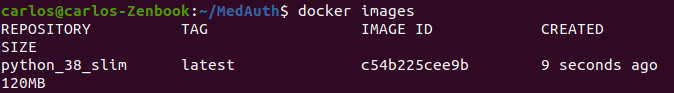 Imagen Docker