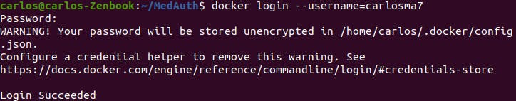 Login Docker Hub