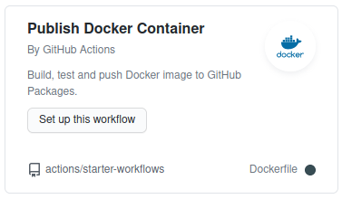 Publish Docker Container