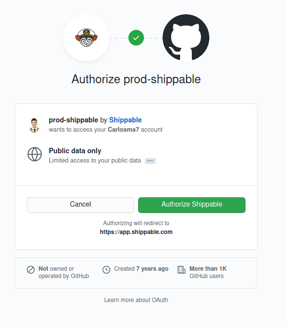 Shippable Auth